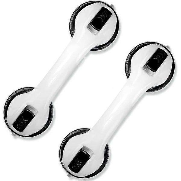 2-pack shower handle with strong suction cup - 12 inches