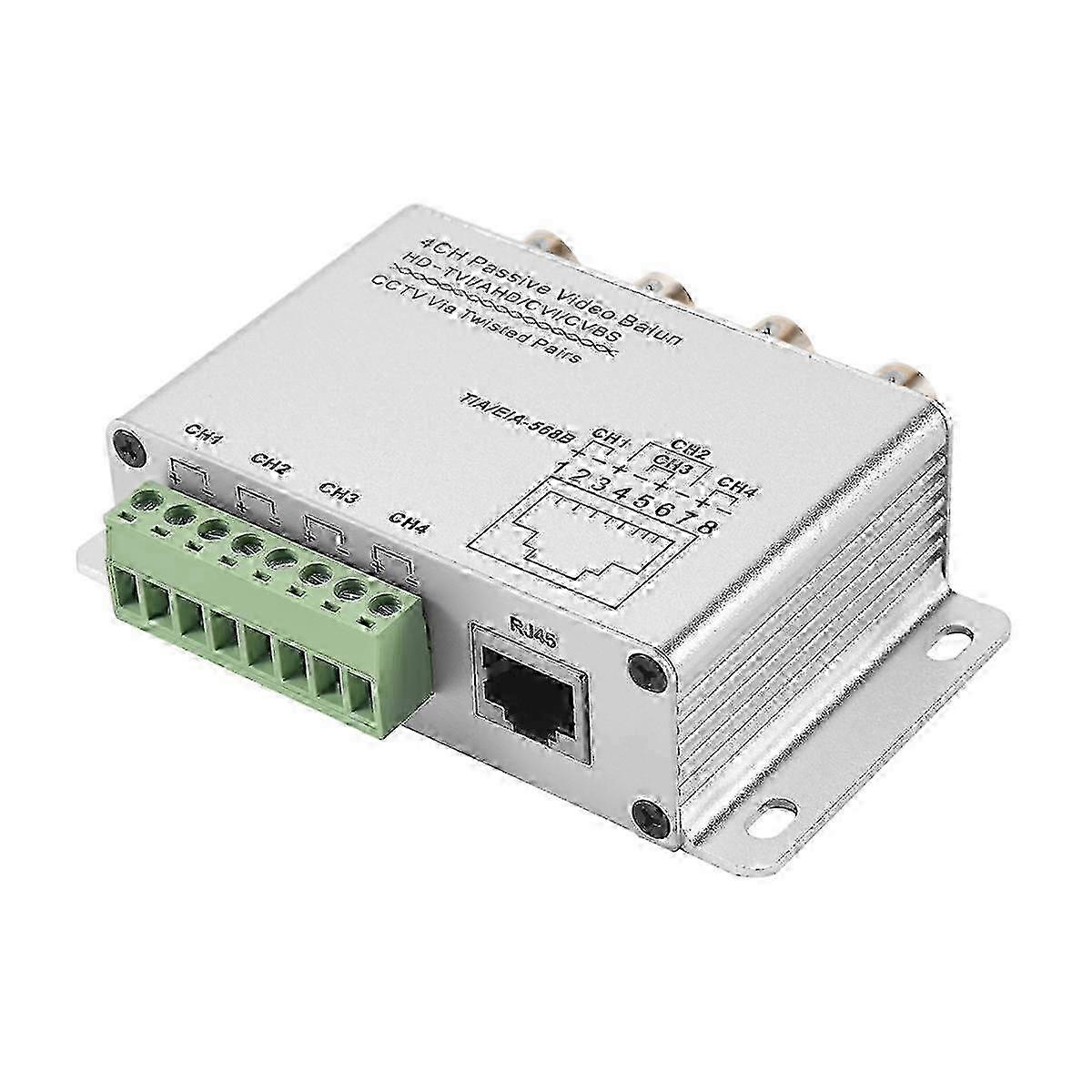 UTP 4 Channel Passive Video Balun Transceiver bs