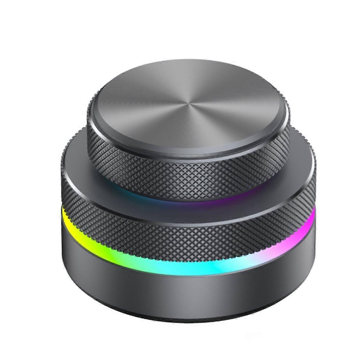 Dual Knob Keyboard with RGB Lights Reverse Direction Knob Single-Button Bluetooth Keyboard Customiz