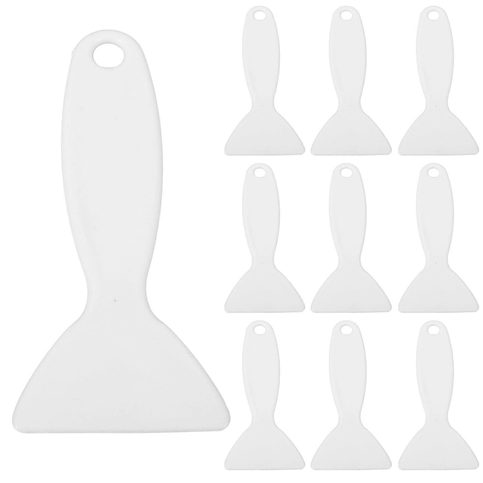 Ice Plastic Refrigerator Tool for Deicing 10Pcs Durable White PP