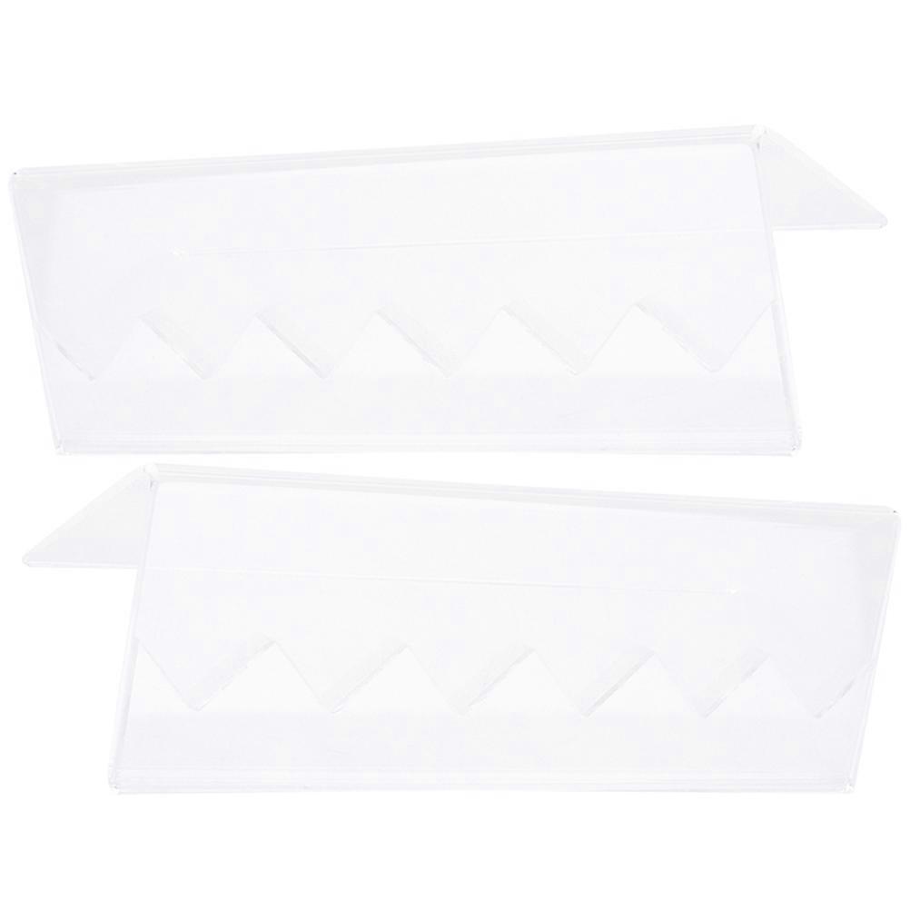 Transparent Coin Stand Acrylic for Storage 10Pcs Desktop Display Rack