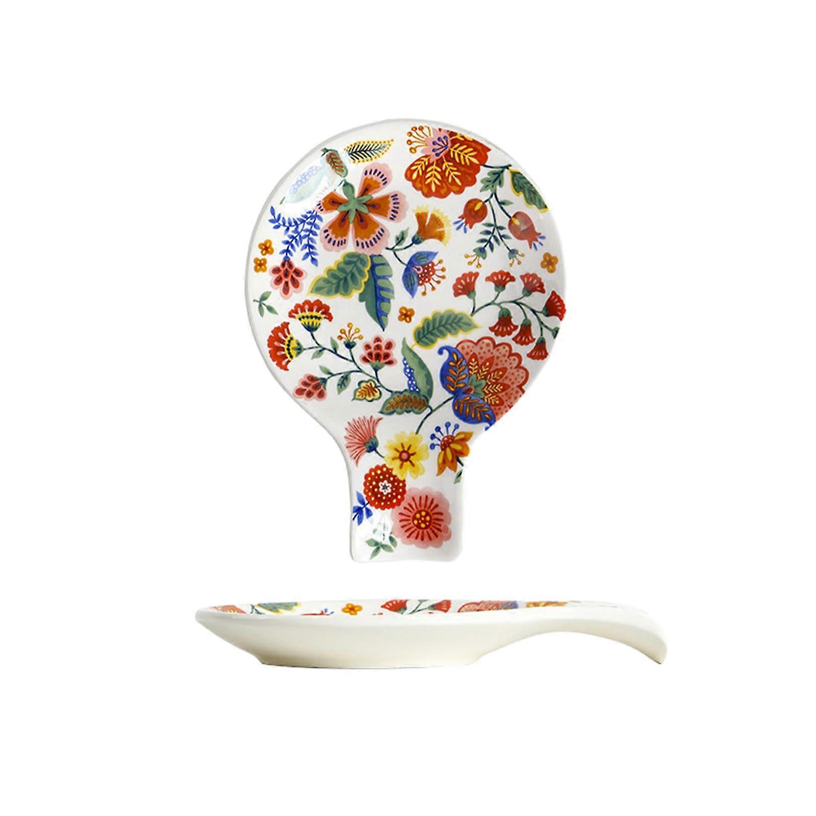 Elegant Durable Ceramic Dinnerware Set with European Minimalist Spoon Dish, Microwave Safe