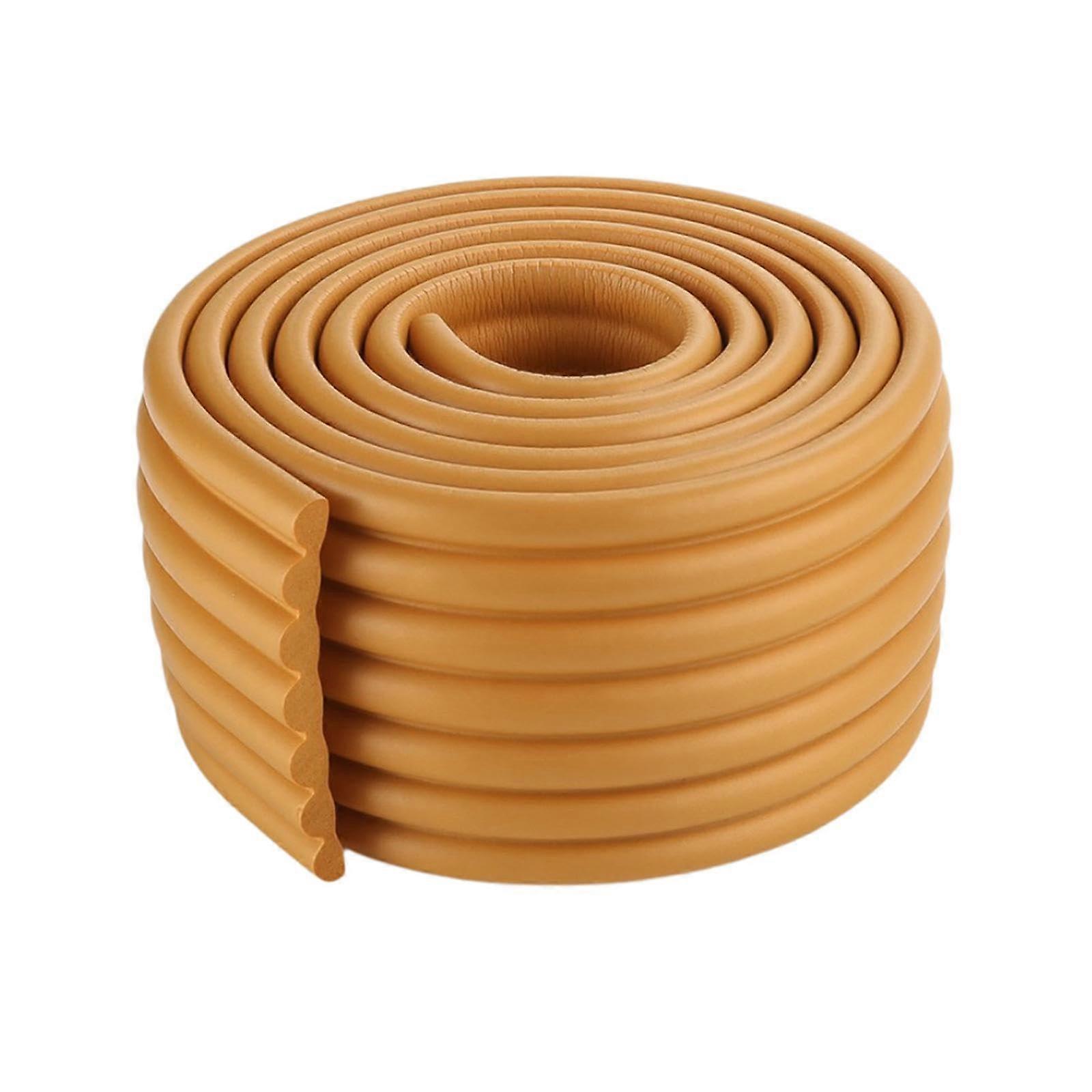 Furniture Edge Protector with Thick L Shape Child Safety Corner Guard 2M Dark Wood NBR Desk Edge