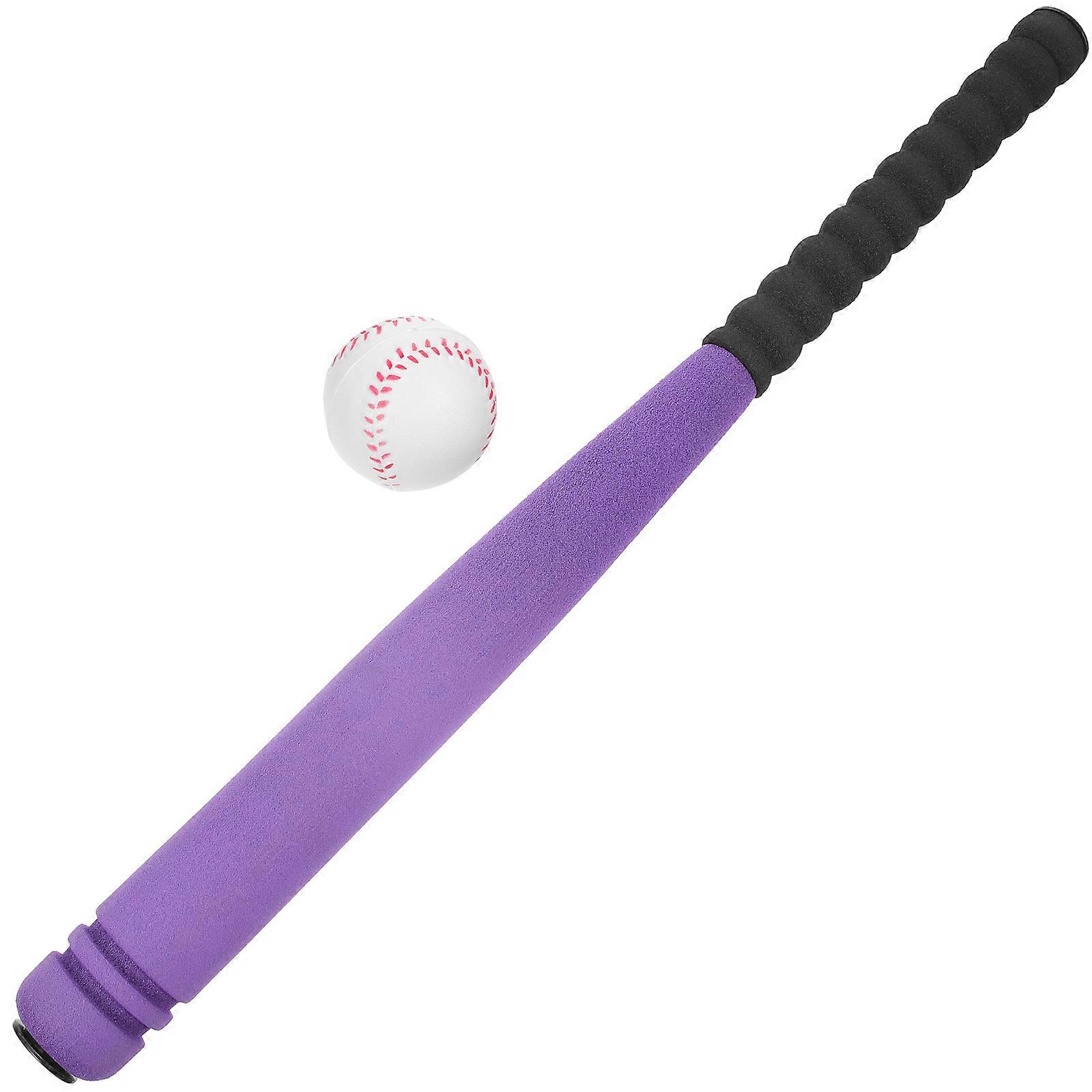 Soft Baseball Toy Outdoor Bat with Sponge Rubber Material 1Set