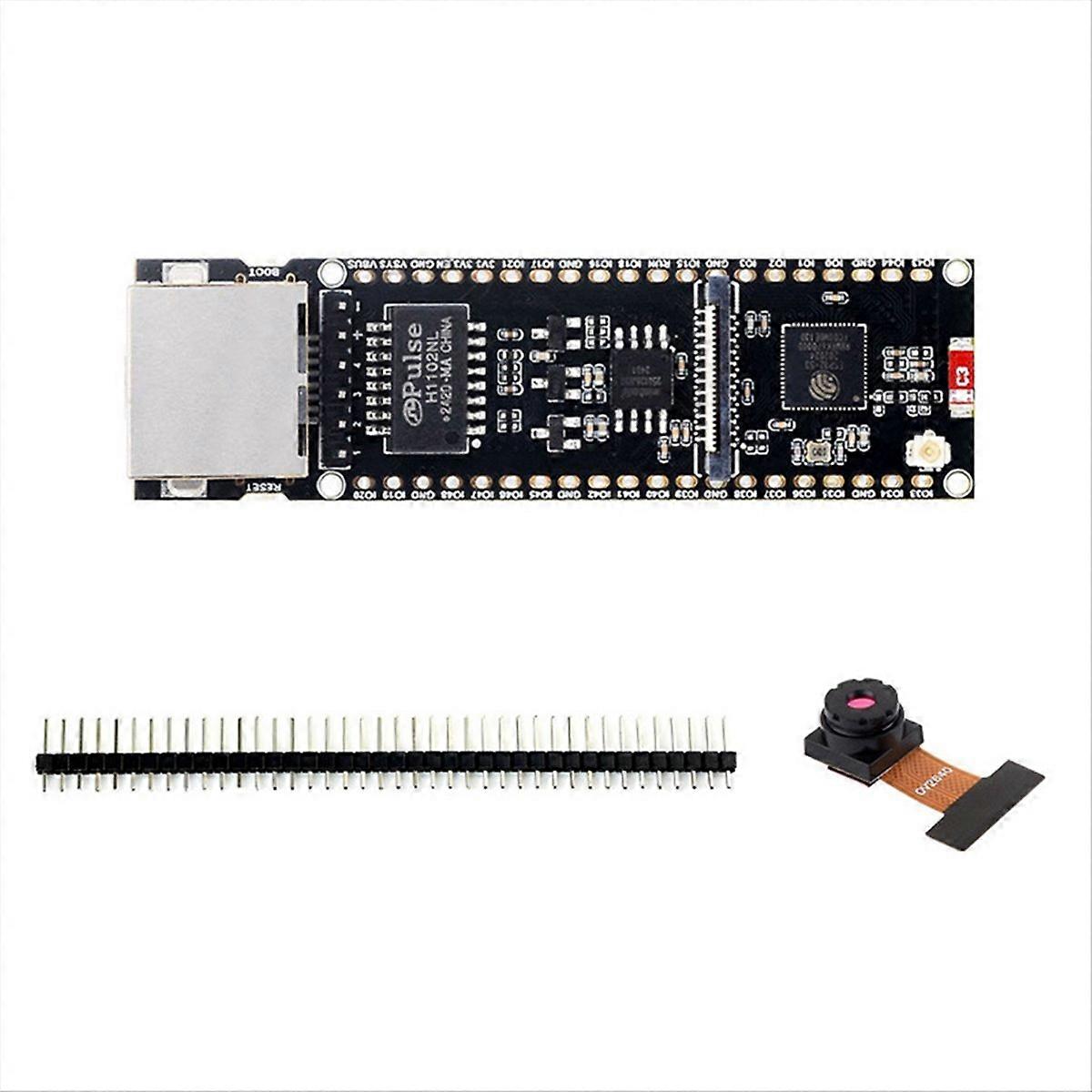 ESP32-S3 Ethernet Development Board with OV2640 Camera for AloT