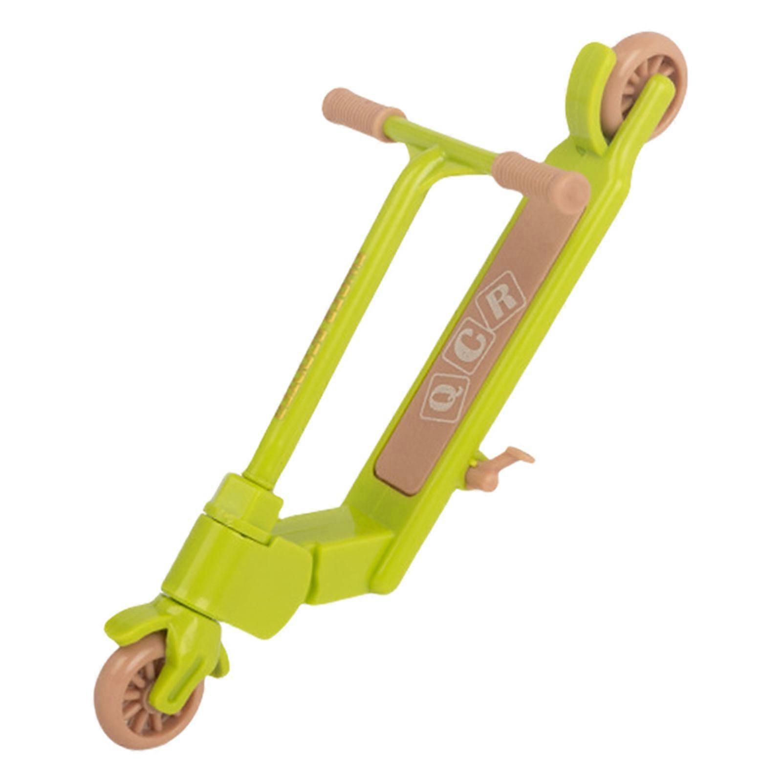 لوح تزلج إصبع متعدد الأغراض مع تصميمات أنيقة قابلة للطي مبتكرة إكسسوارات أزياء لنمط الحياة النشط في الهواء الطلق أخضر