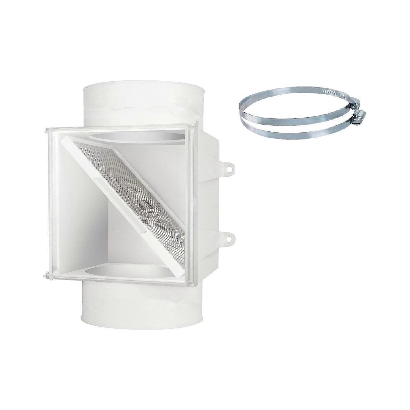 Dryer Vent Lint Trap Plastic Filter Mesh Replacement Dryer Lint Catcher For Connection Most Dryer Exhaust Enduring Multicolor