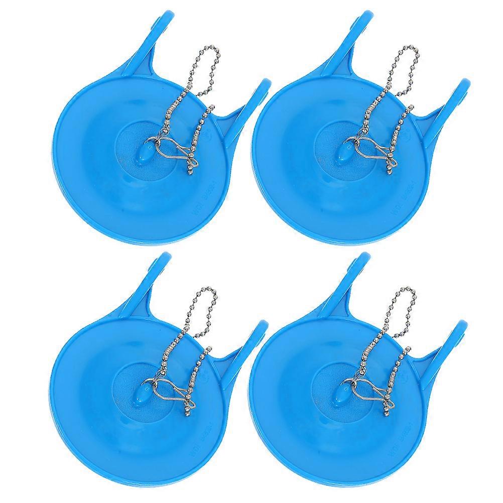 Toilet Flapper Replacement Kit for Water Saving Including 4Pcs Universal Blue