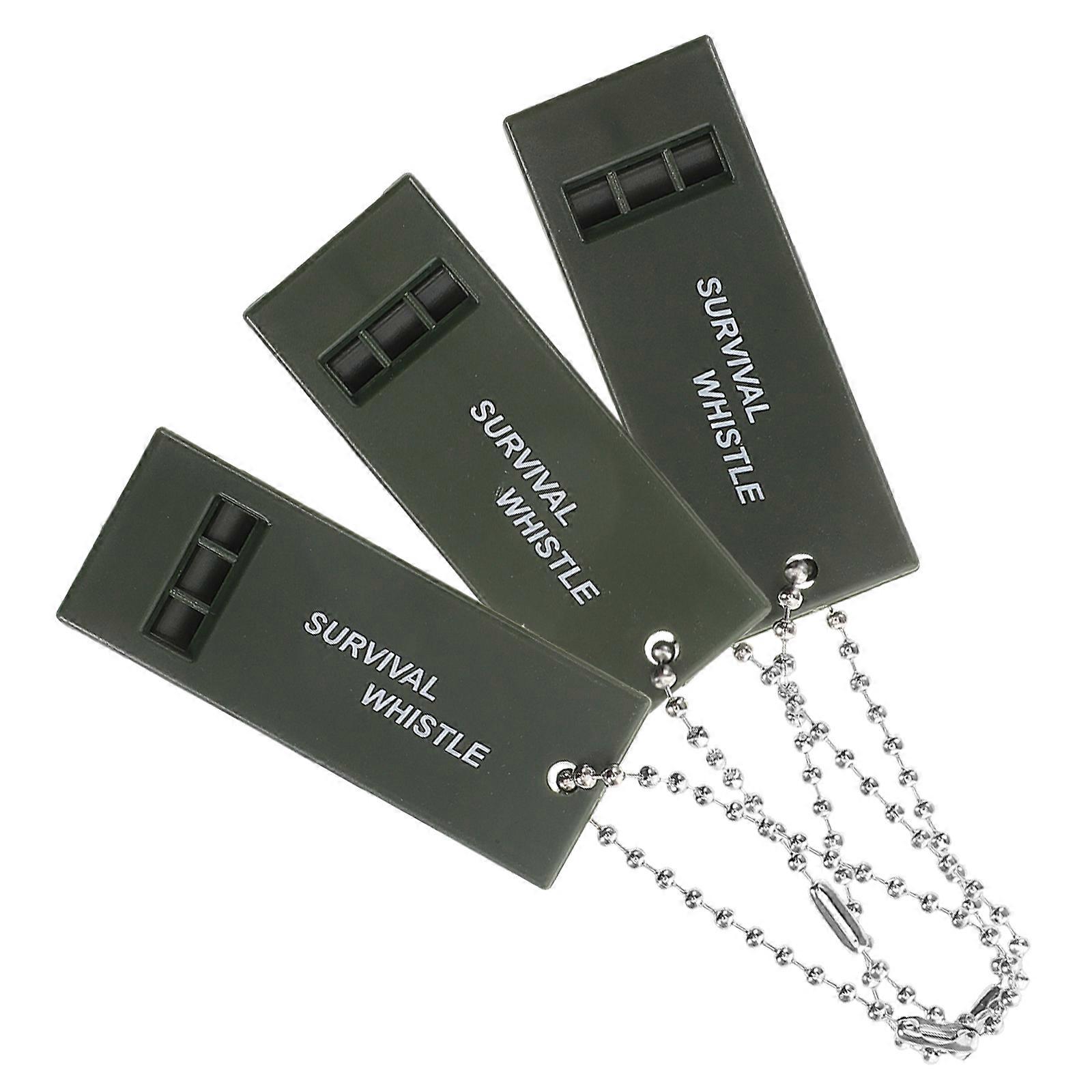 Rettungssignalpfeife 3er-Pack Sicherheits-Überlebenspfeife für