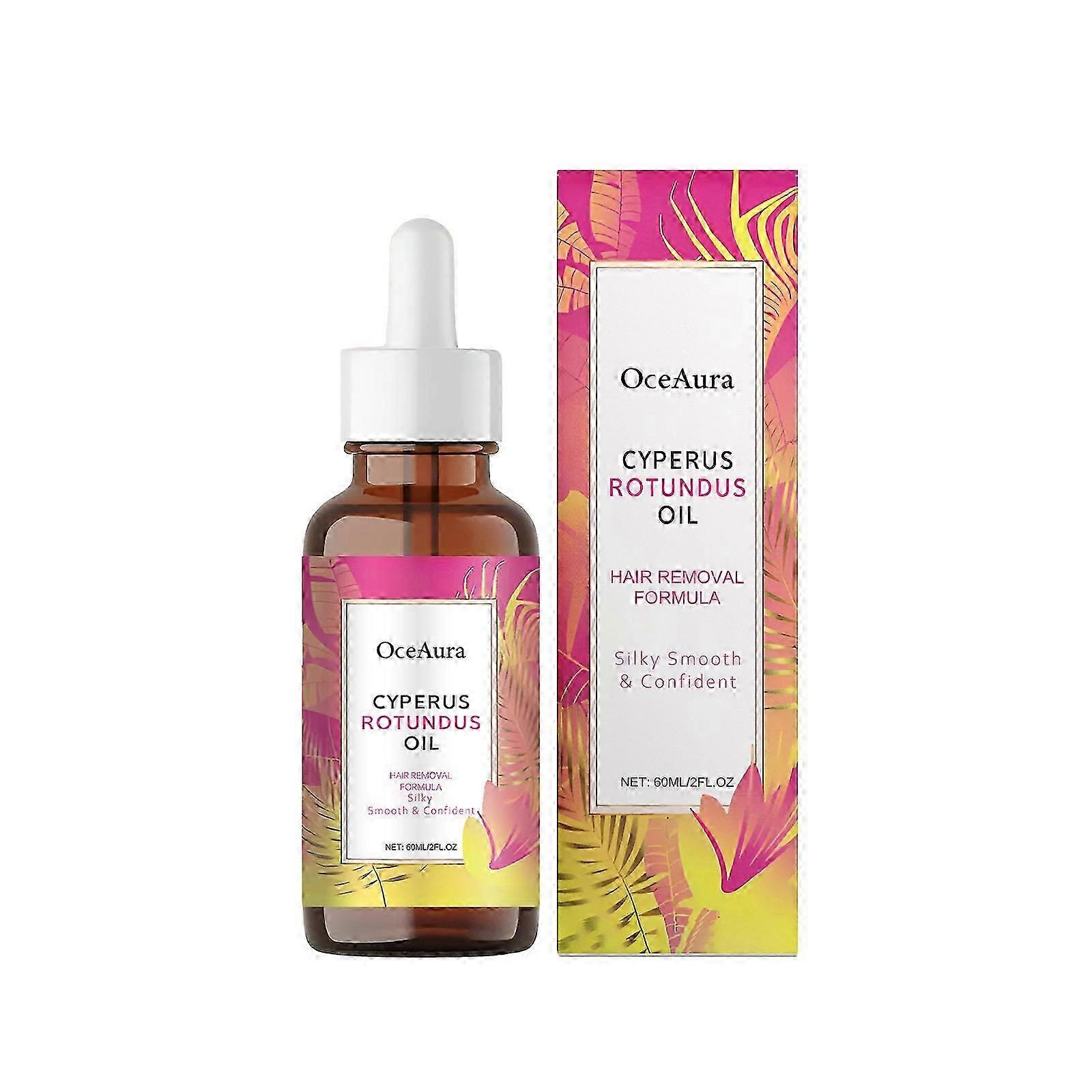 1-5x olej z Cyperus Rotundus - 60 ml prírodný olej z Cyperus Rotundus na odstránenie chĺpkov