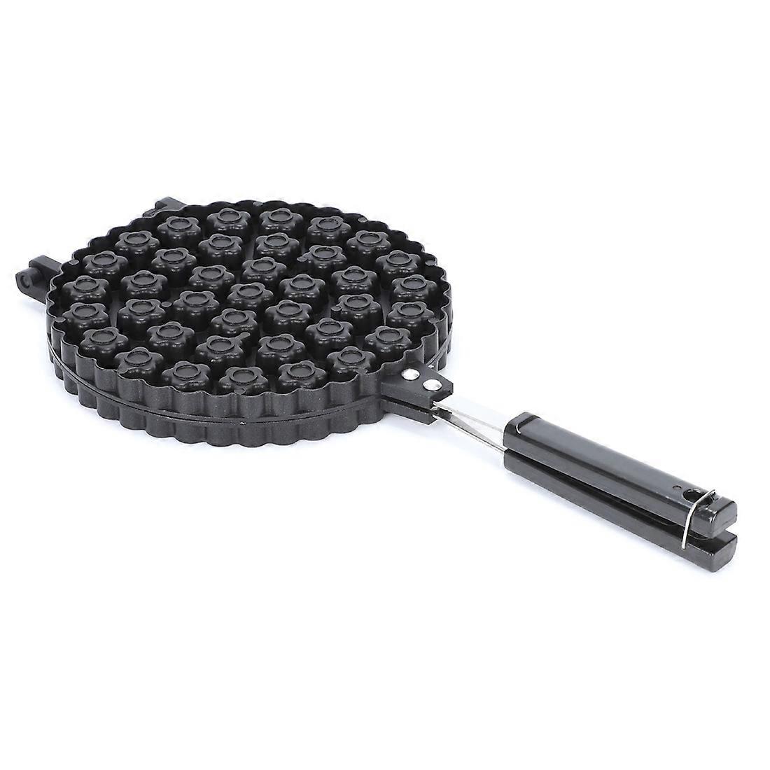 Bubble Waffle Maker, Nonstick Double Side Flower Pattern Egg Waffler Iron, Aluminum Alloy Ice Cream Cone Maker