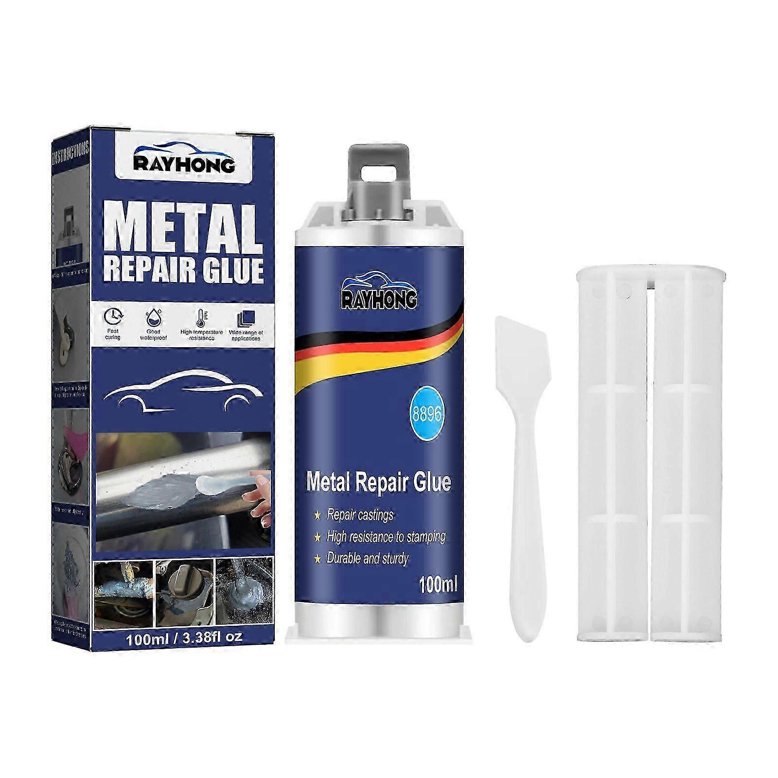 High-Temp Metal Casting Adhesive 100ml - Strong, Fast, Water-Resistant Repair Solution