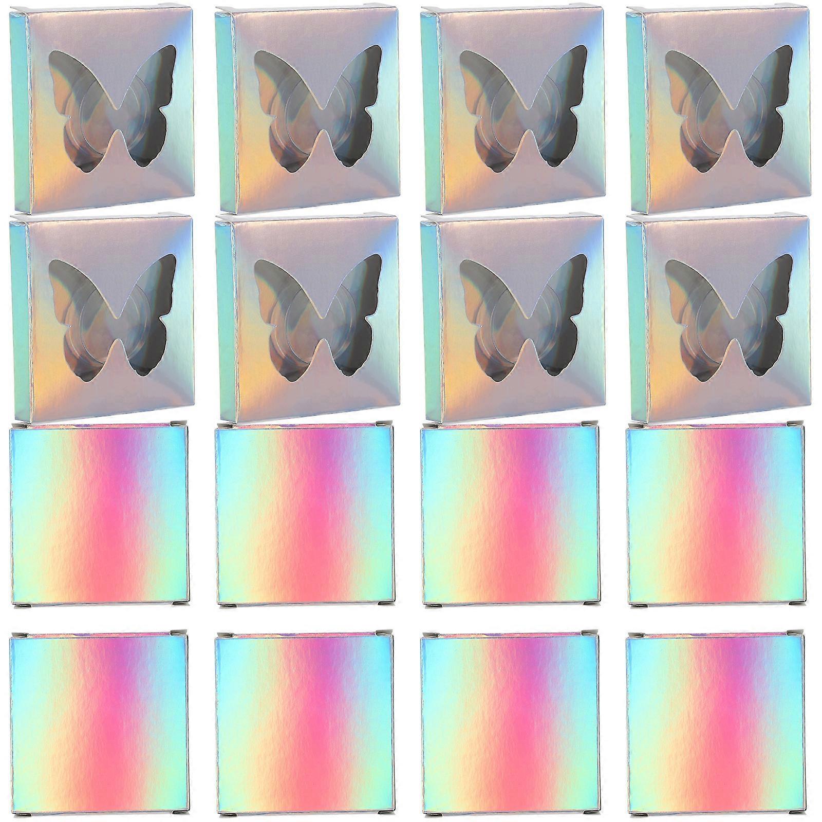 False Eyelash Case Empty Eyelash Organizer with 30Pcs Packaging Boxes