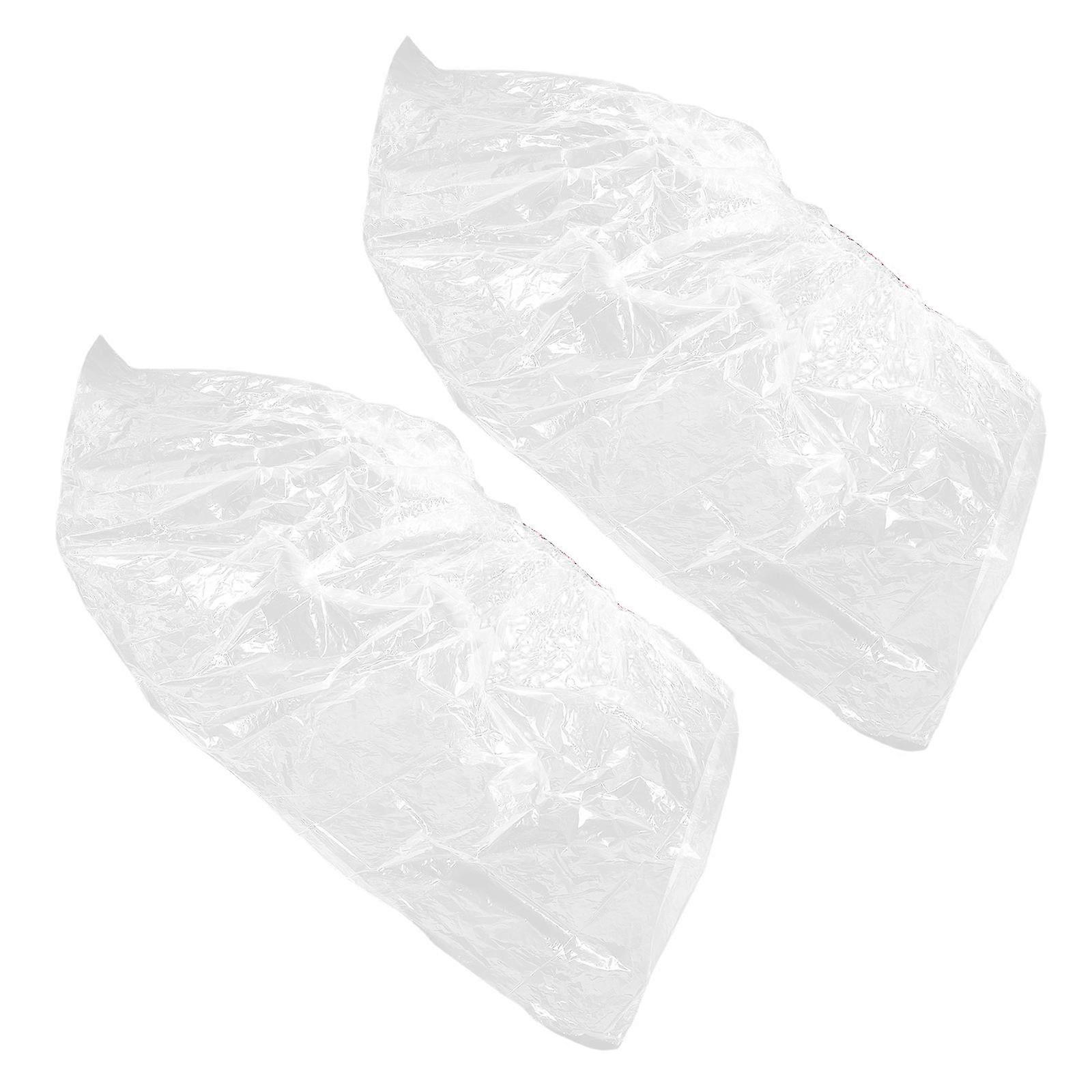 Waterproof Motorcycle Sun Cover Disposable Transparent 8Pcs Pack