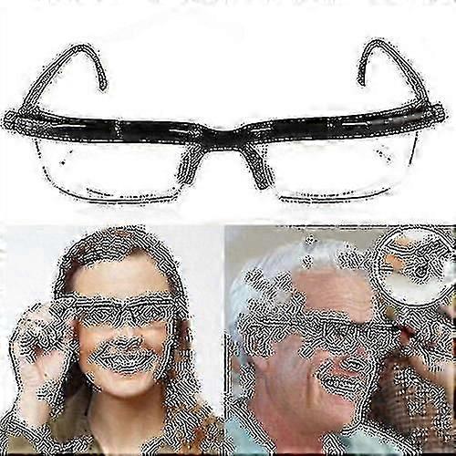 New 2023 Adjustable Eye Glasses Dial Vision Variable Focus Eyewear Distance Reading