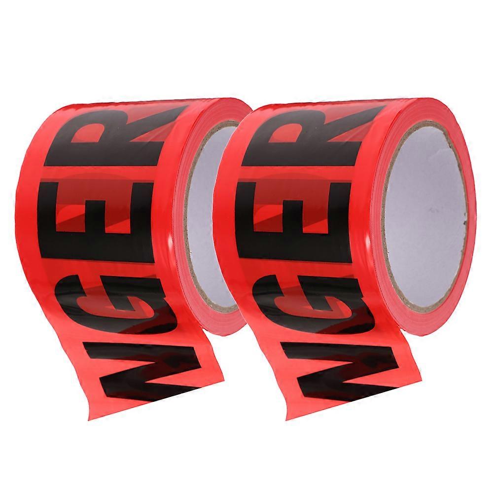 NonAdhesive Danger Tape Roll for Warning and Safety 100m Red PE Caution Tape for Hazardous Areas