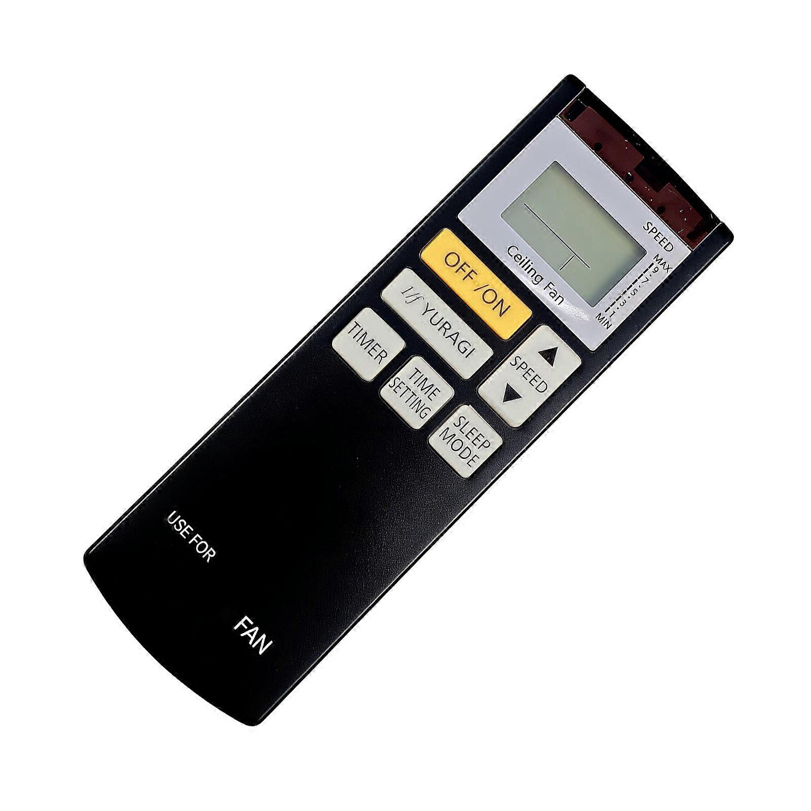 Multi Model Fan Remote Control for Plastic Material Clear Button Layout Long Ranges Operation  Black