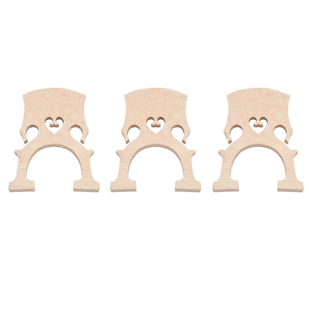 3X Professional Cello Bridge for 3/4 Size Cello Exquisite Maple Material