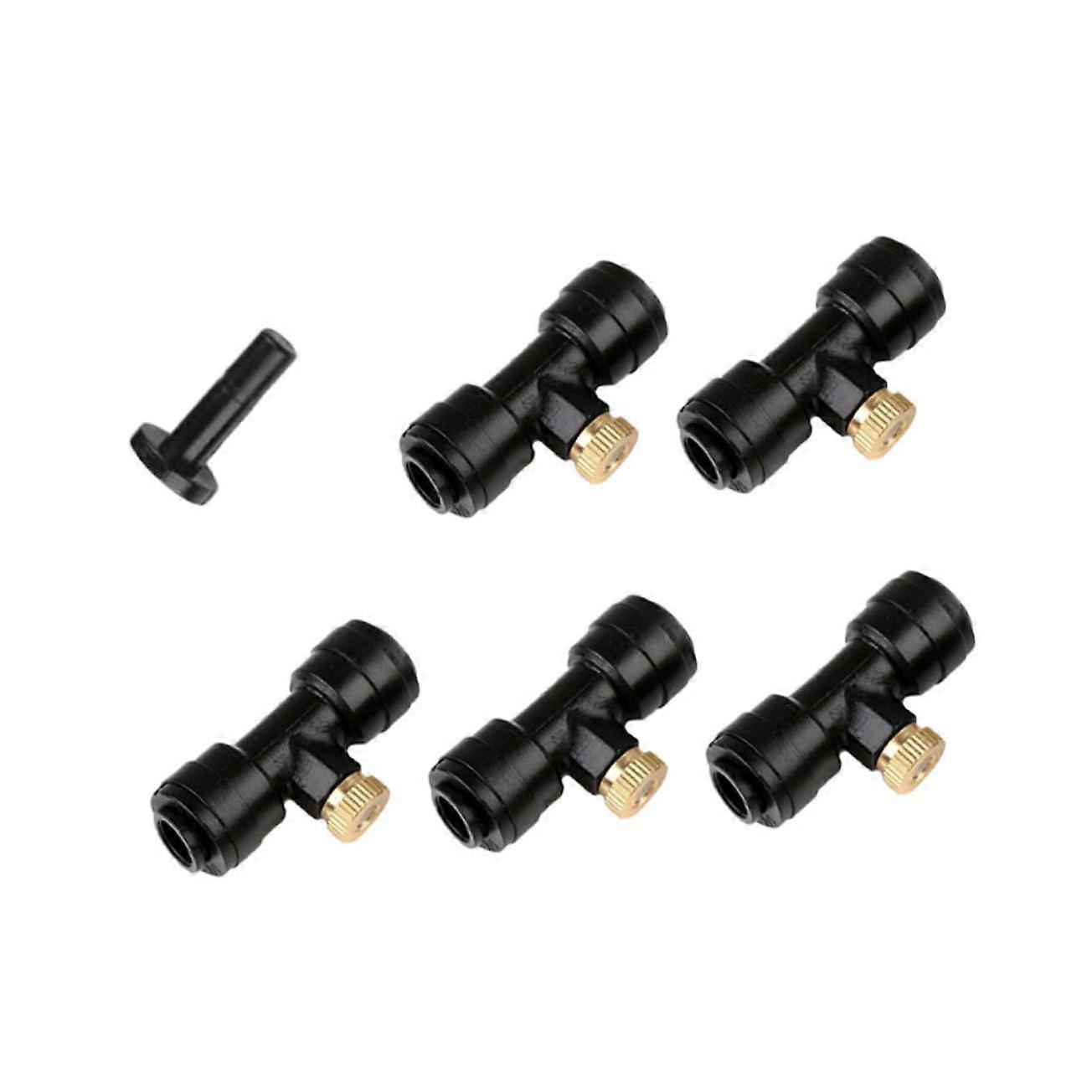 Brass Misting Nozzle Garden Irrigation System RustResistant Quick Connect Outdoor Cooling Kit