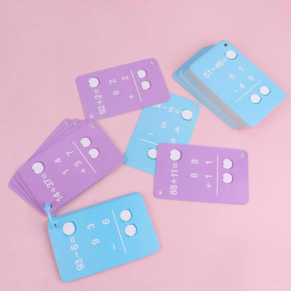 Educational Flash Cards Math Set for Kids Math Practice 1Set