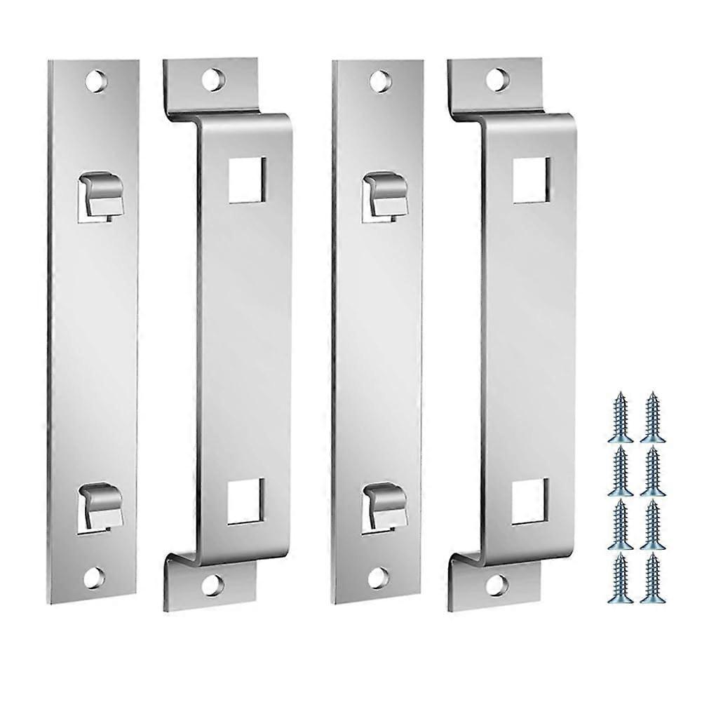 Rust Proof Birdhouse Mounting Bracket with Screws, Easy Install Galvanized Steel Holder