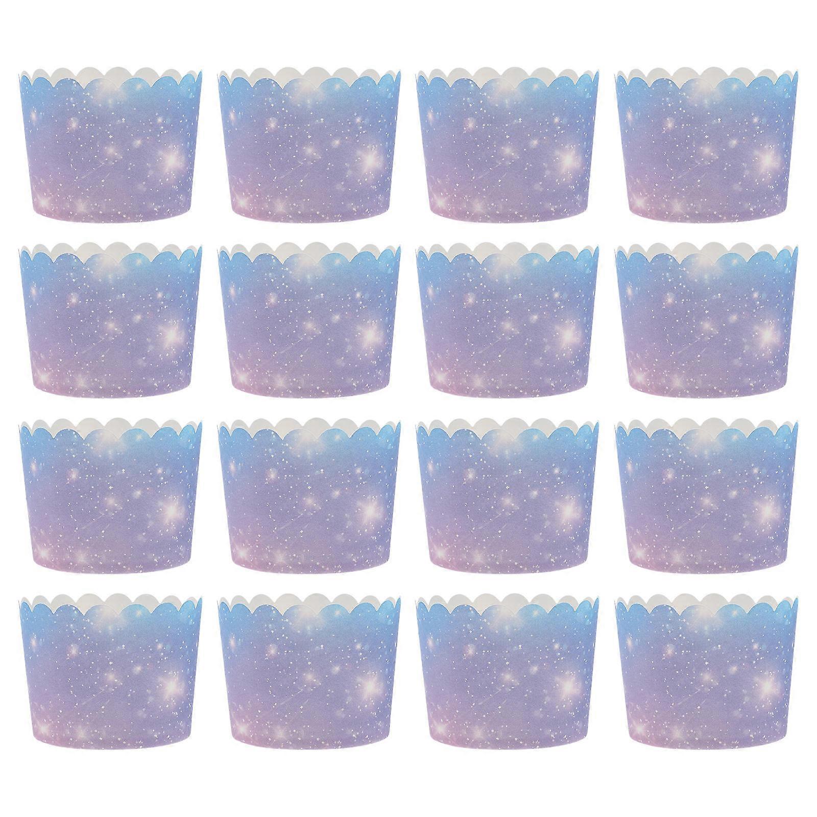 Purple Gradient Cupcake Liners Muffin Cups for Baking Use 100Pcs Set