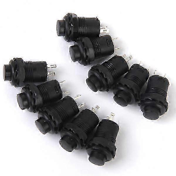 8x10 X Car Boat Locking Dash Off-on Push Button Switch Black