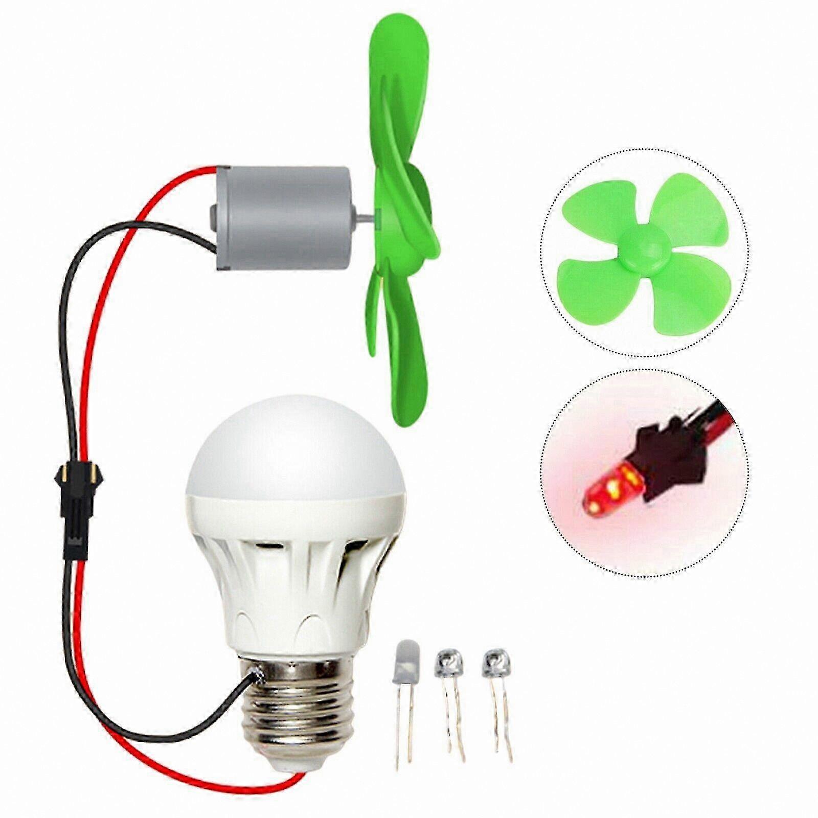 Mini Wind Turbine Kit 12V LED Eonal Model Set for DIY Projects Renewable Energy Experiment
