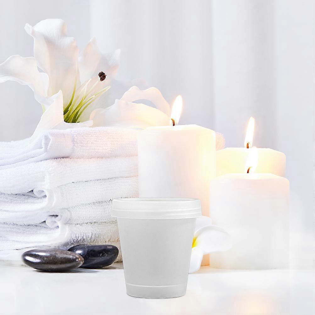 Mask Dispensing Cases Plastic Cream Jar for Storage 5Pcs Transparent