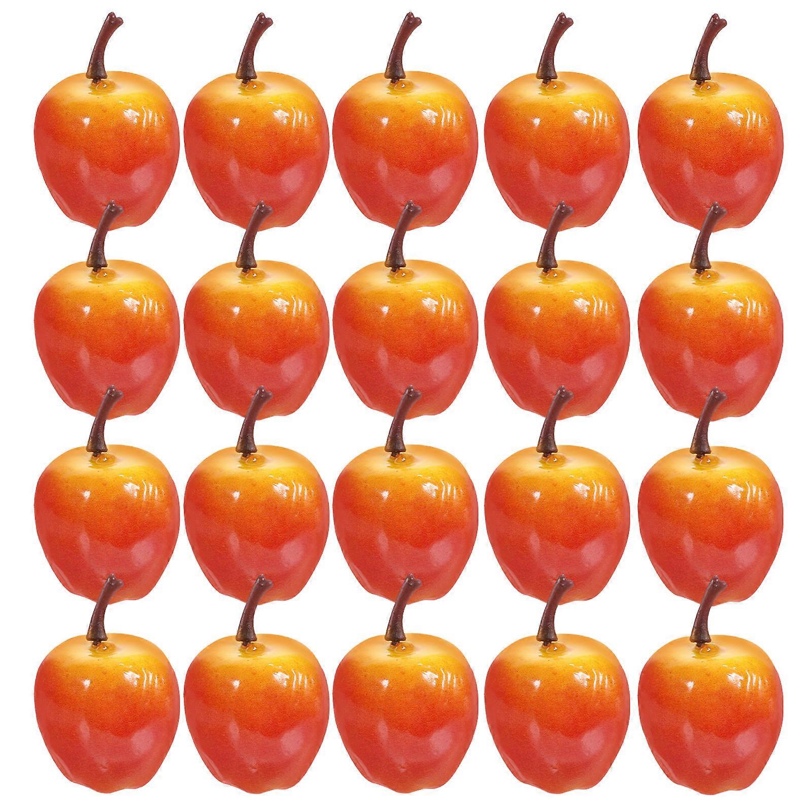 Multi Color Foam Model for Decor 20Pcs Simulation Realistic Fruit