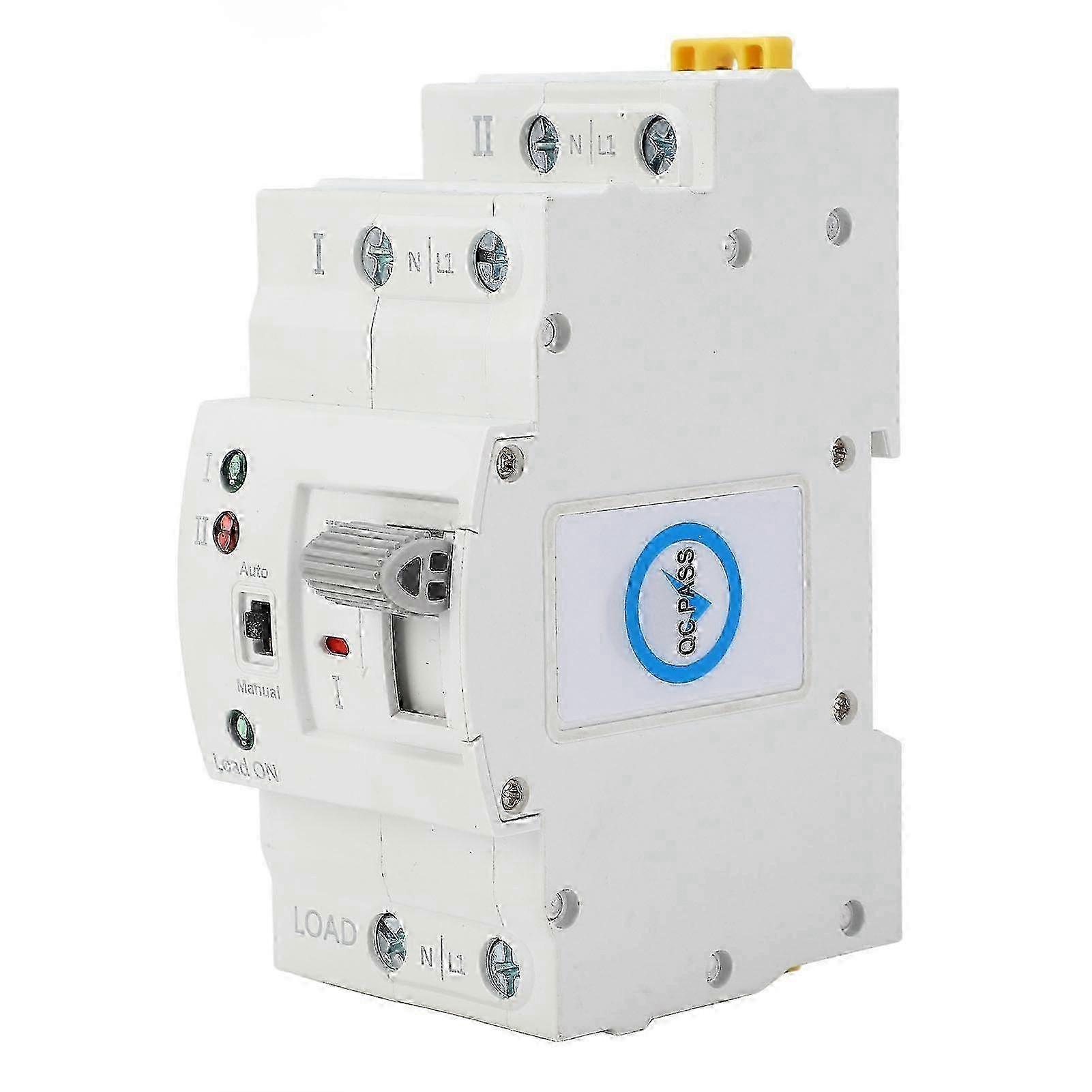 Dual Power Automatic Transfer Switch 2P 16A ATS Electrical Circuit Generator Changeover Switch 2025