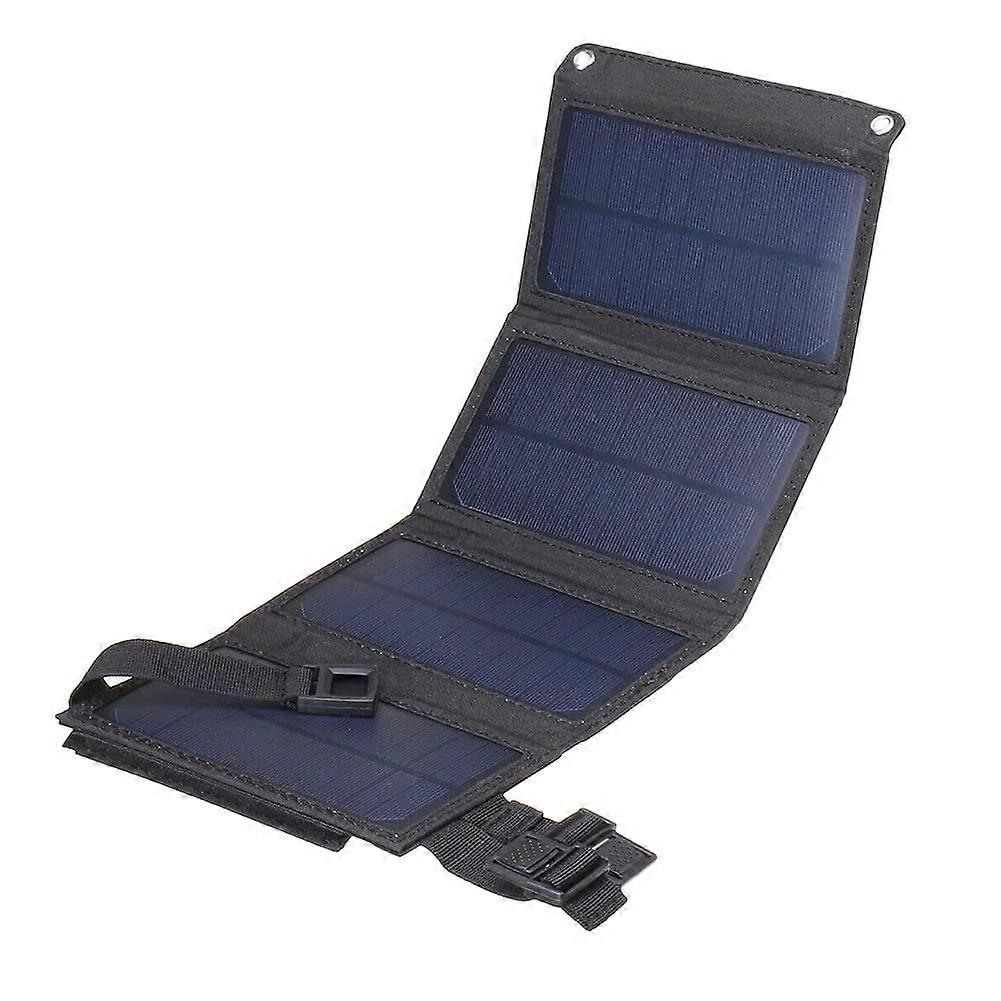 Foldable Solar Panel Charger with USB and DC Output for Camping Hiking Waterproof  Efficiency