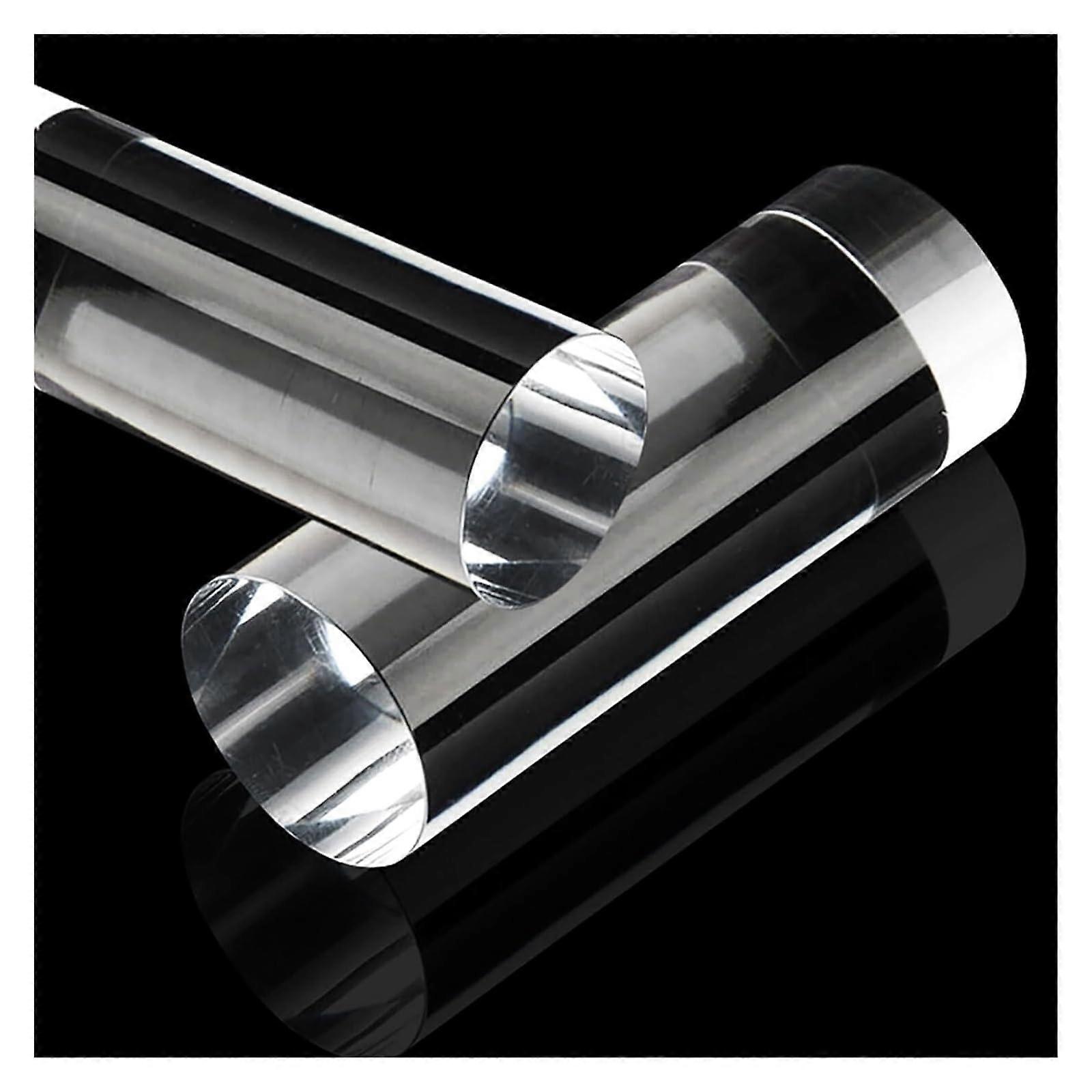 30mm Diameter Clear Acrylic Round Rod  Transparency Scratch Resistant for DIY Display 200mm