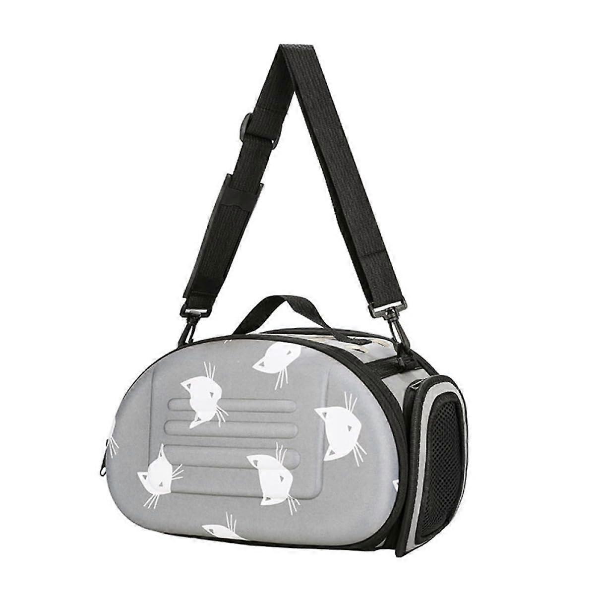 Cat Carrier Backpack with Breathable Mesh, Foldable SoftSided Pet Travel Bag for Hiking Camping