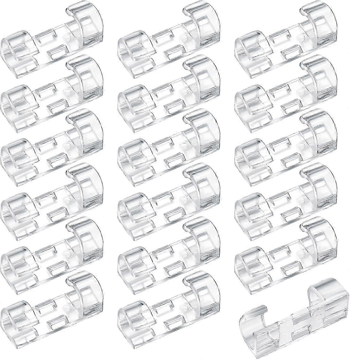 Self-adhesive cable clips, cable holders, cable organizer, 120 pieces