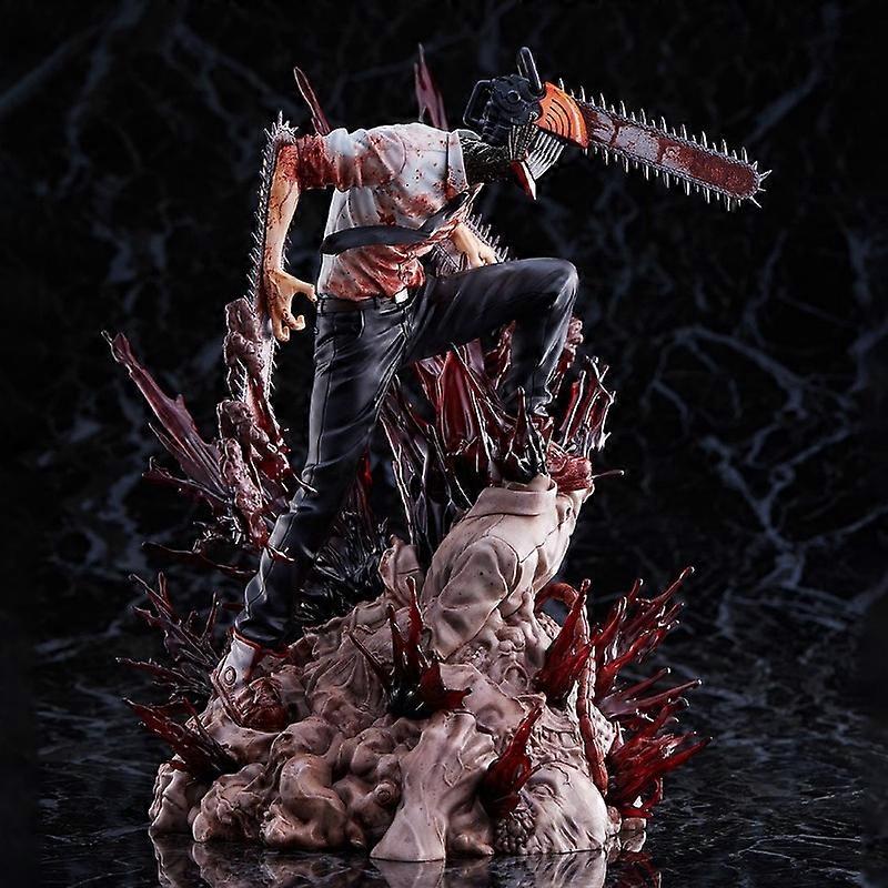 Figurine Denji Manga Chainsaw Man 29 Cm – Statue Tronçonneuse – Qualité Premium Denji PVC Collection