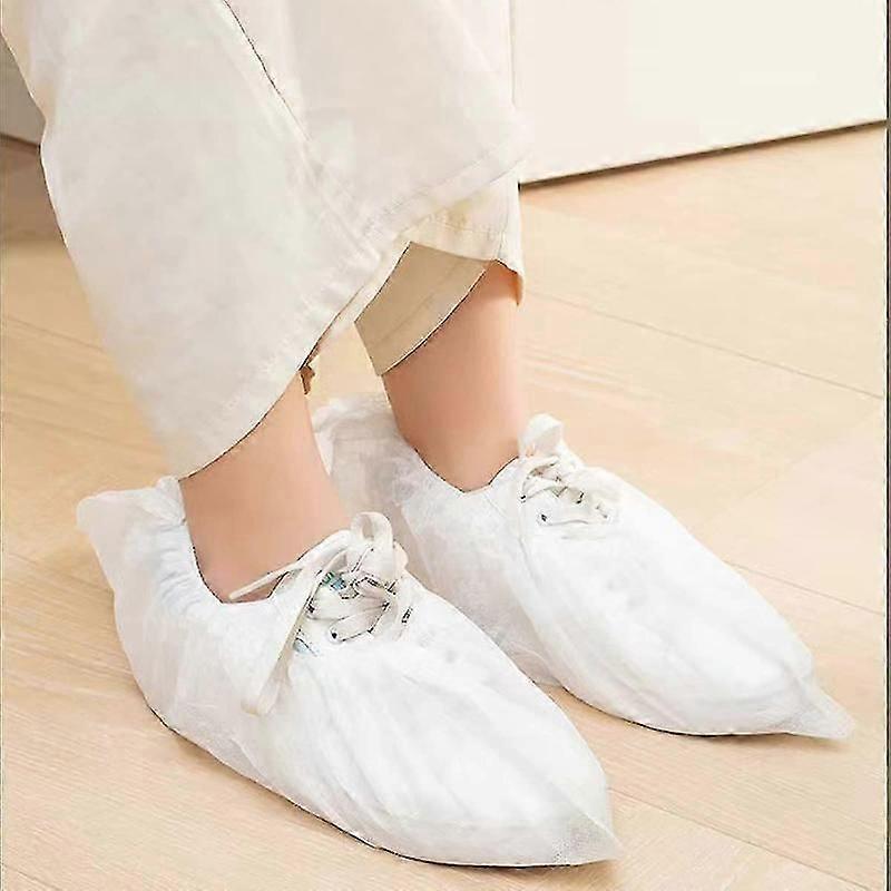 Non Slip Waterproof Disposable Boot Covers 100 Pack 50 Pairs