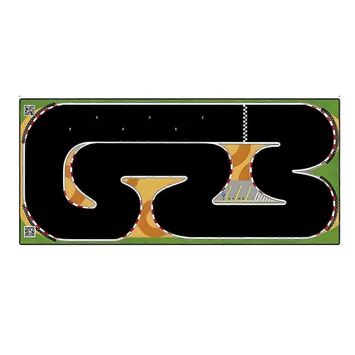 RC Car Track Modular Layout for 1:32 1:43 1:64 1:76 Scale, Smooth Surface, 1800x800mm