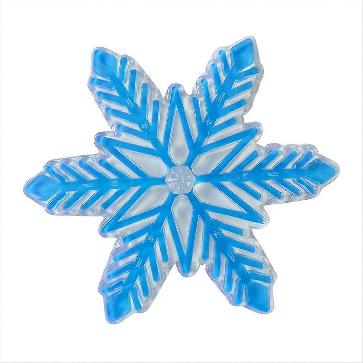 DIY Snowboard Stomp Pads Snowboard Mat Snowflake Shape Blue