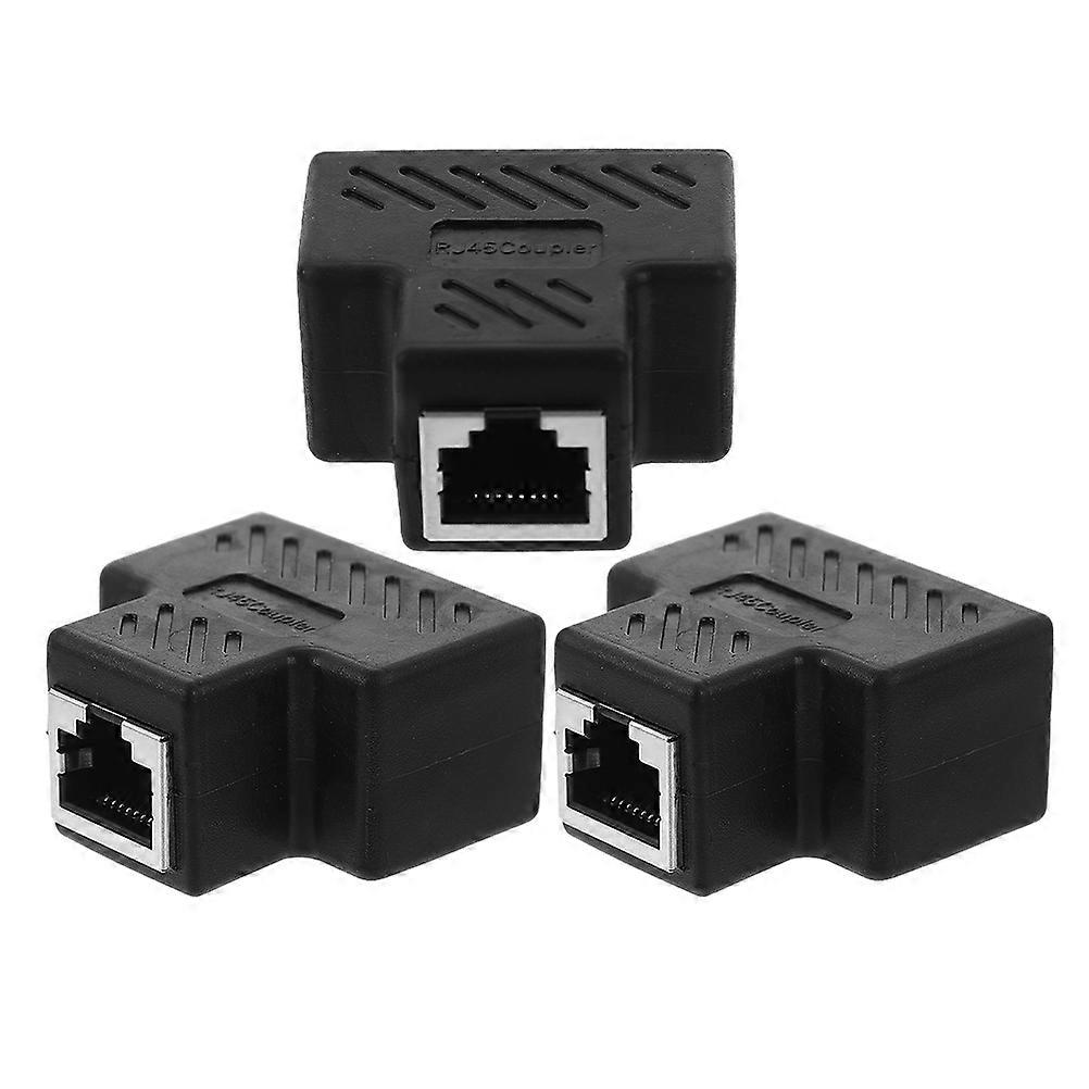 Ethernet Splitter Rj45 Adapter for Connection Use 15Pcs Set