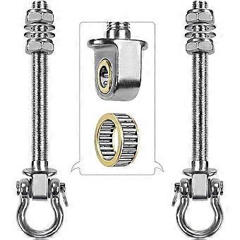 Heavy Duty Swing Hangers with Quiet Bearings, 3000 LB AntiRust Capacity Hammock