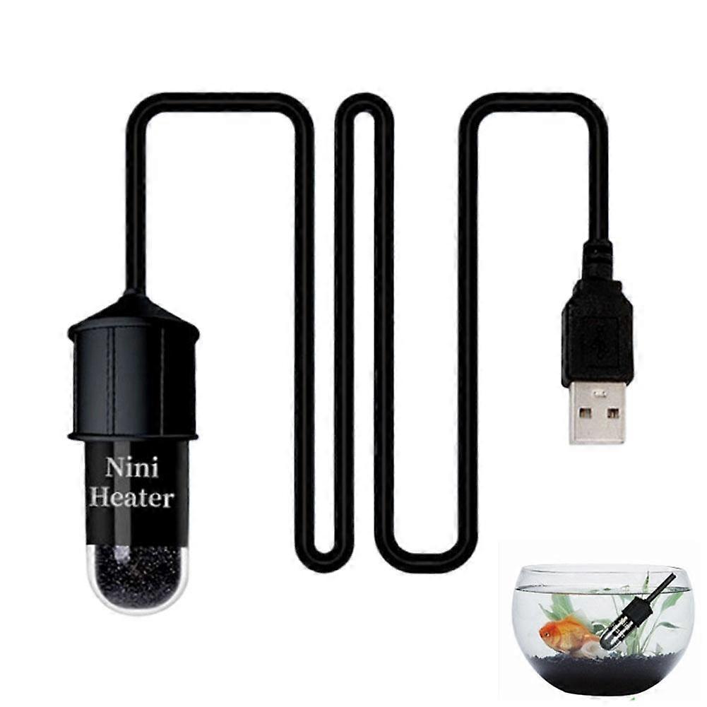 Usb Constant Temperature Mini Heating Rod Fish Tank Heater Temp