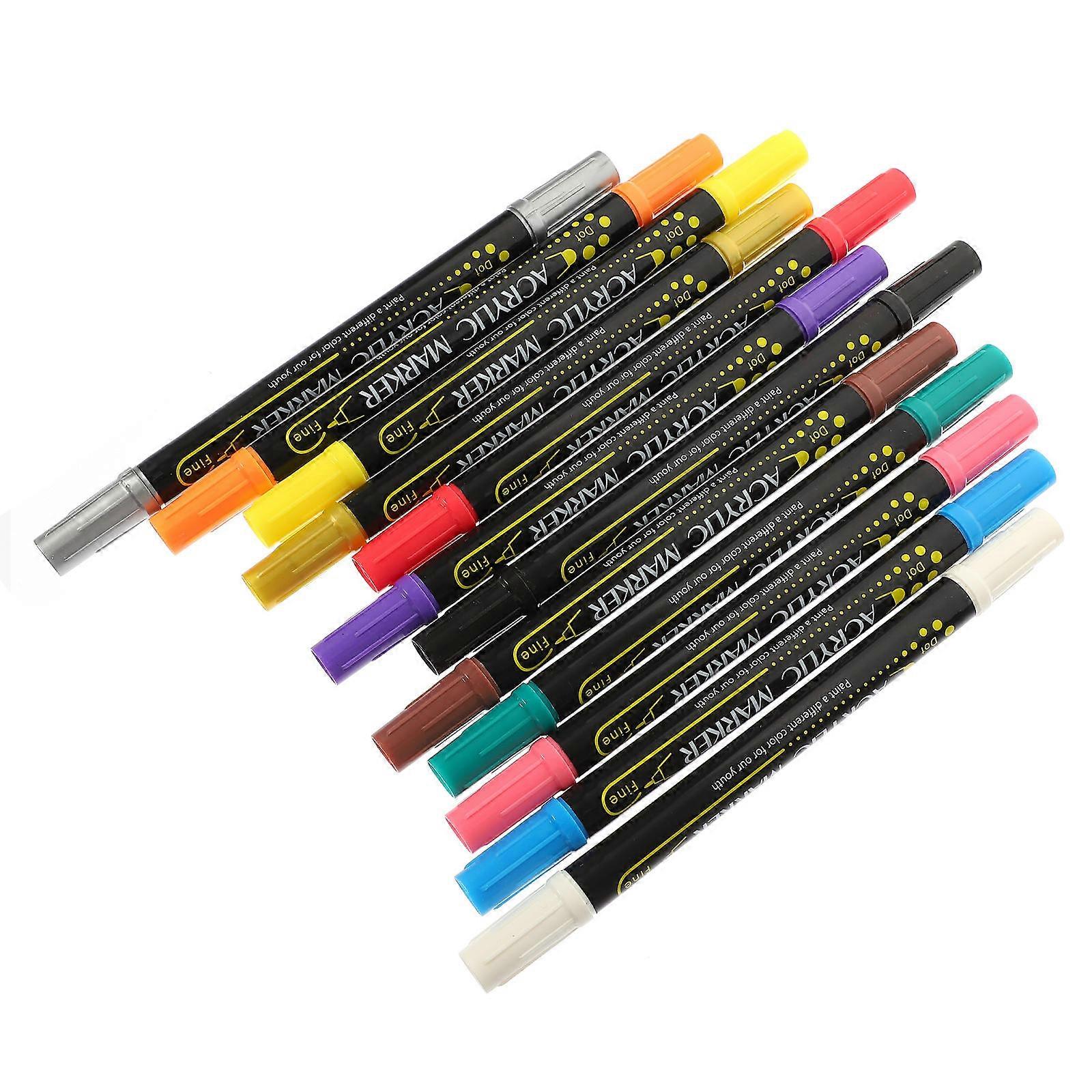 Multi-Function Drawing Pens Marker Pens for Painting 12Pcs Portable Set