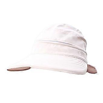 Visera plegable para protección solar con diseño ajustable.
