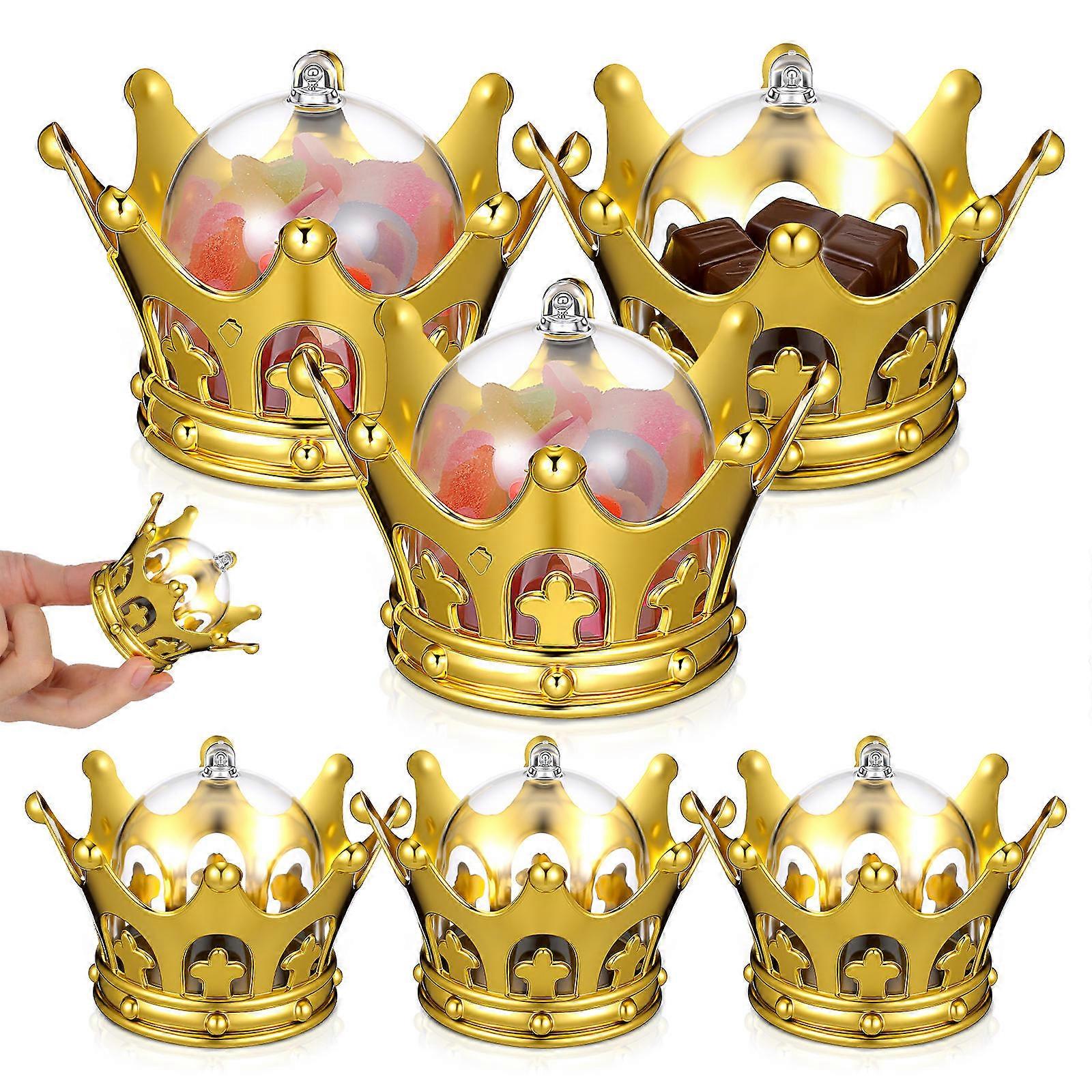 Golden Box for Candy with 12Pcs Refillable Holders