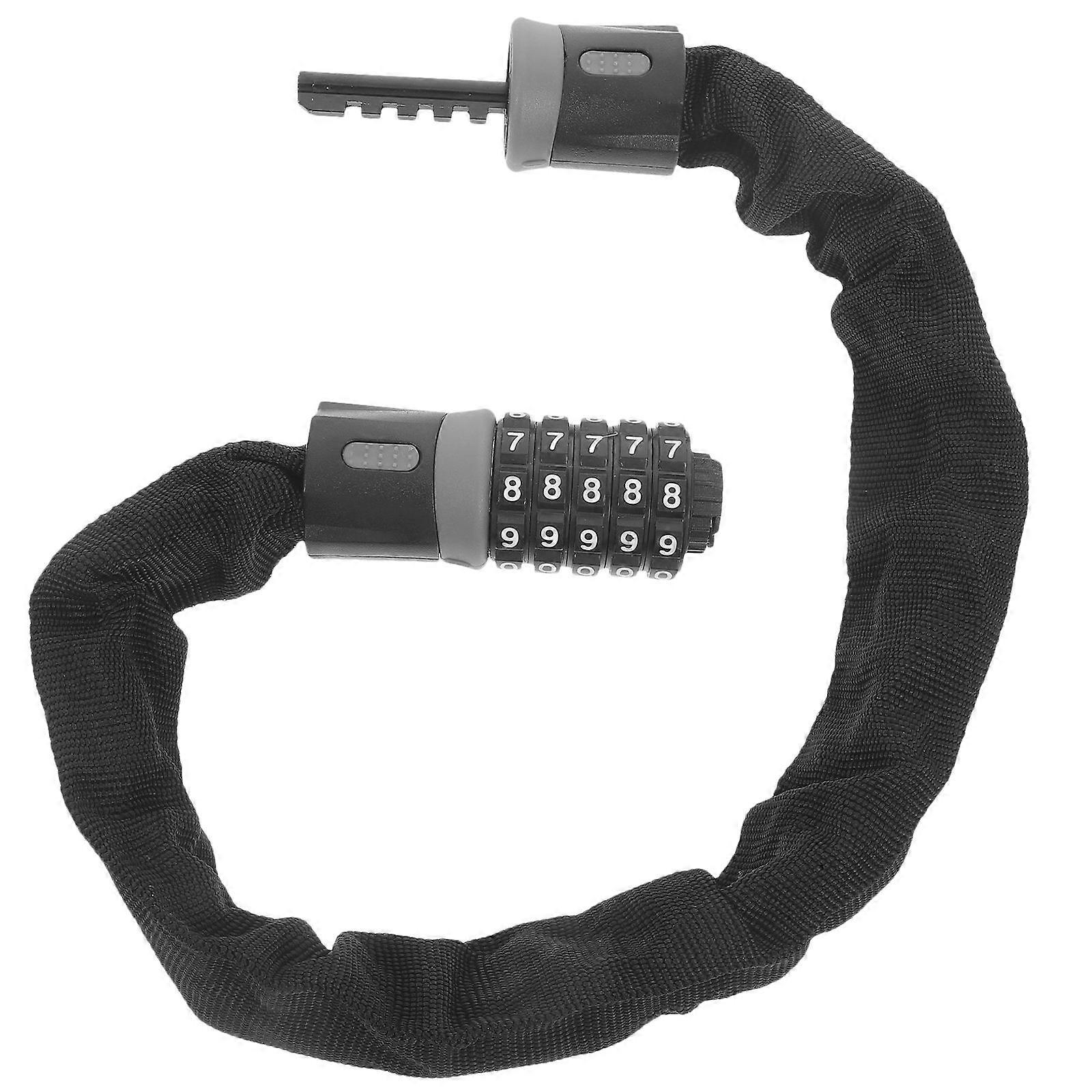 Bike Chain Lock Durable 4Pcs Multi-Function Security Lock for Bikes
