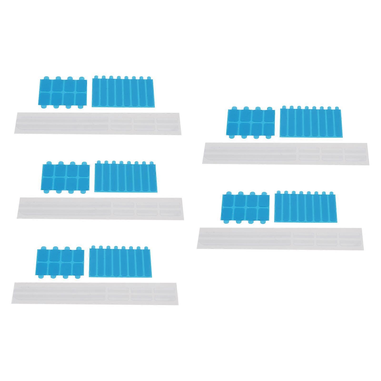 5 Set Privacy Screen Replacement Set Adhesive Strips and Slide Mount Holder Tabs for Computer