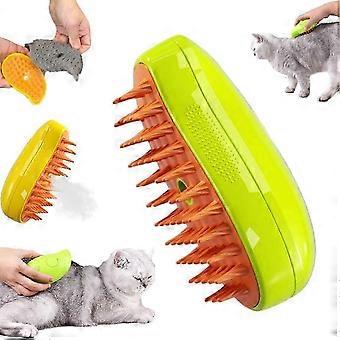 3-in-1-Pflegebürste für Haustiere – Dampfmassage für Katzen und Hunde, Edition 0519