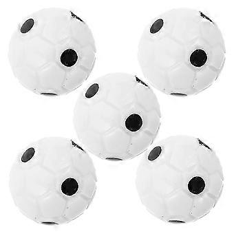 2026 Good!! Mini Soccer Model Plastic Football for Decor 5Pcs Micro Miniature Balls