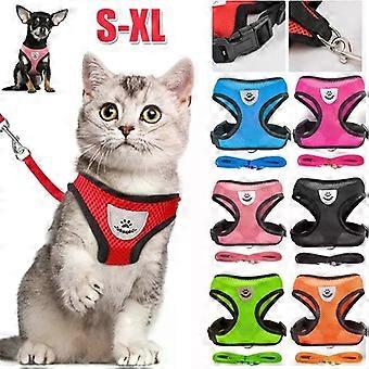 Dog Harness Puppy Pet Soft Adjustable Comfortable Reflective Breathable Vest
